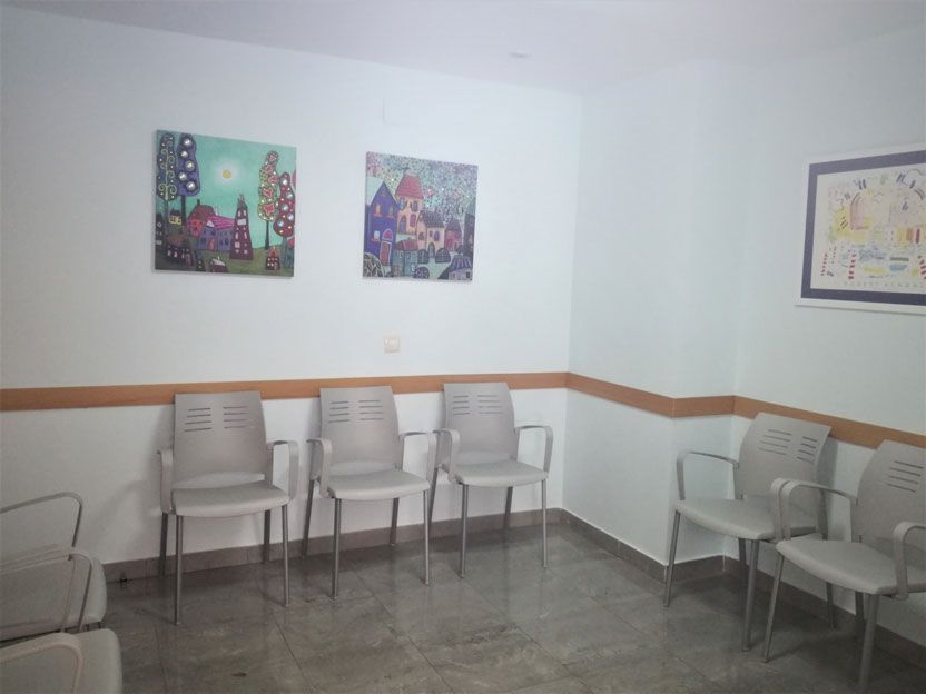 sala de espera de pediatría